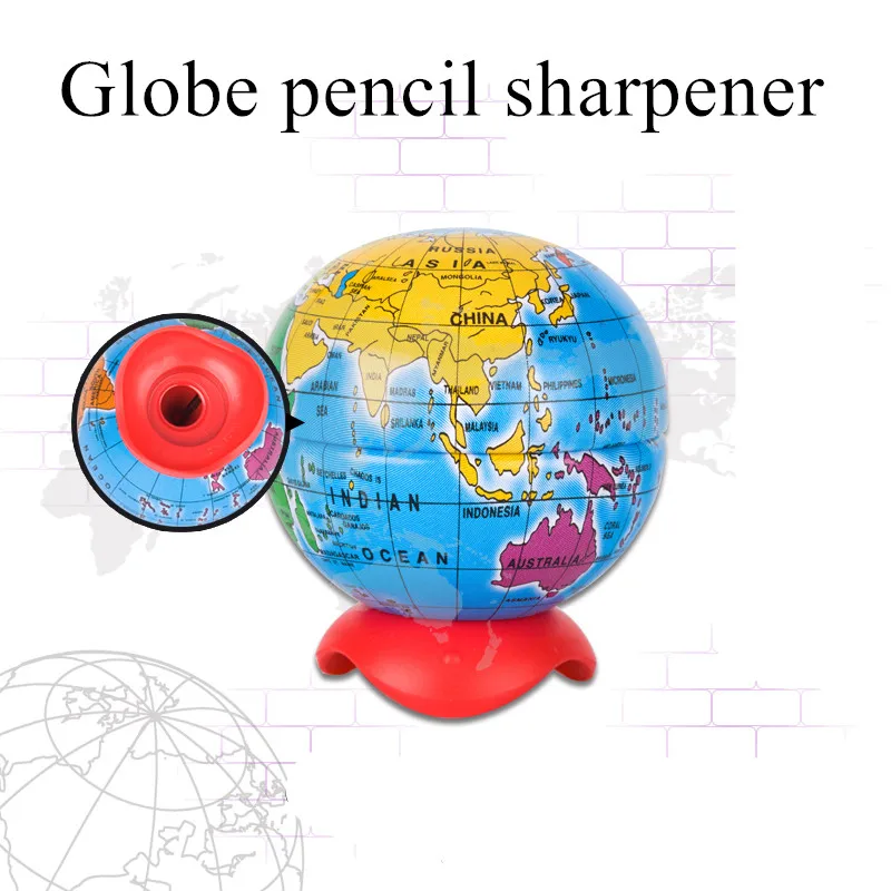 Globe Pencil Sharpener Cute Sharpeners Single Hole Design Pen Knife Stationery Cutter Office Pencil Cutting Learning Supplies
Globe Pencil Sharpener Cute Sharpeners Single Hole Design Pen Knife Stationery Cutter Office Pencil Cutting Learning Supplies