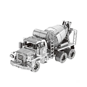 MODEL 3D Metal Model Kit CEMENT MIXER Engineering Vehicle Assembly Model DIY 3D Cut Model Puzzle Toy for Adult
MODEL 3D Metal Model Kit CEMENT MIXER Engineering Vehicle Assembly Model DIY 3D Cut Model Puzzle Toy for Adult