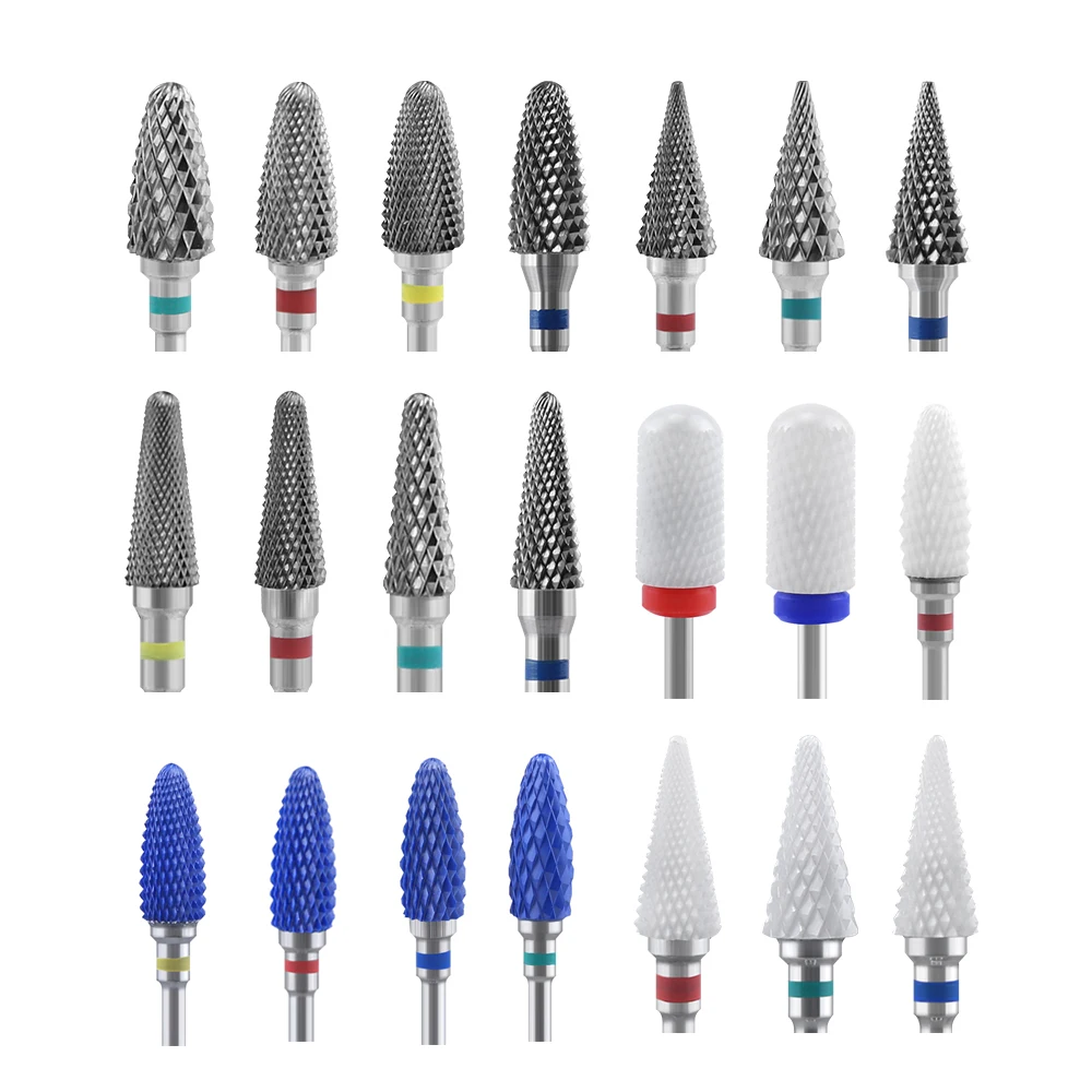 Tungsten Carbide Nail Drill Bit Ceramic Burr Electric Nail Drill Bit Mills Cutter for Manicure Machine Nail Files Accessories
Tungsten Carbide Nail Drill Bit Ceramic Burr Electric Nail Drill Bit Mills Cutter for Manicure Machine Nail Files Accessories