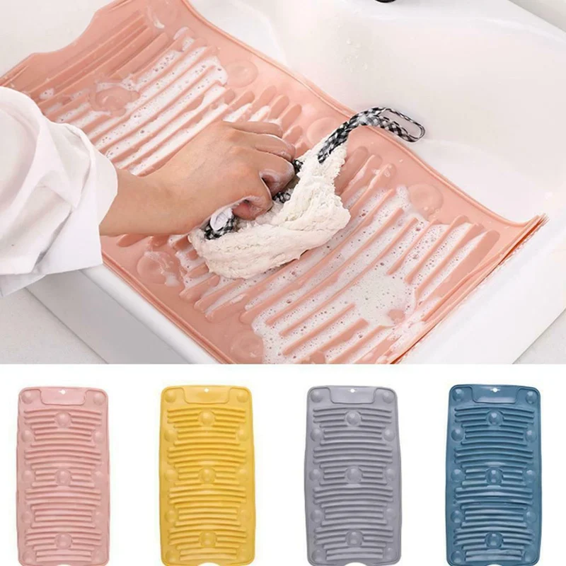Multifunctional Folding Silicone Washboard Portable Silicone Scrubboards Non-slip Silicone Washing Board Clothes Cleaning Tools
Multifunctional Folding Silicone Washboard Portable Silicone Scrubboards Non-slip Silicone Washing Board Clothes Cleaning Tools