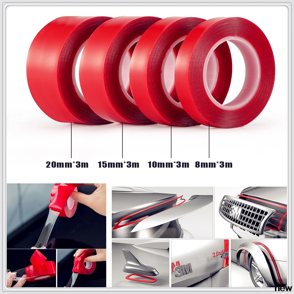 3m Car Acrylic Tape Car Repair Heat Resistant Double Sided tape for Honda City OSM FC Small PUYO Element Step REMIX CRV
3m Car Acrylic Tape Car Repair Heat Resistant Double Sided tape for Honda City OSM FC Small PUYO Element Step REMIX CRV