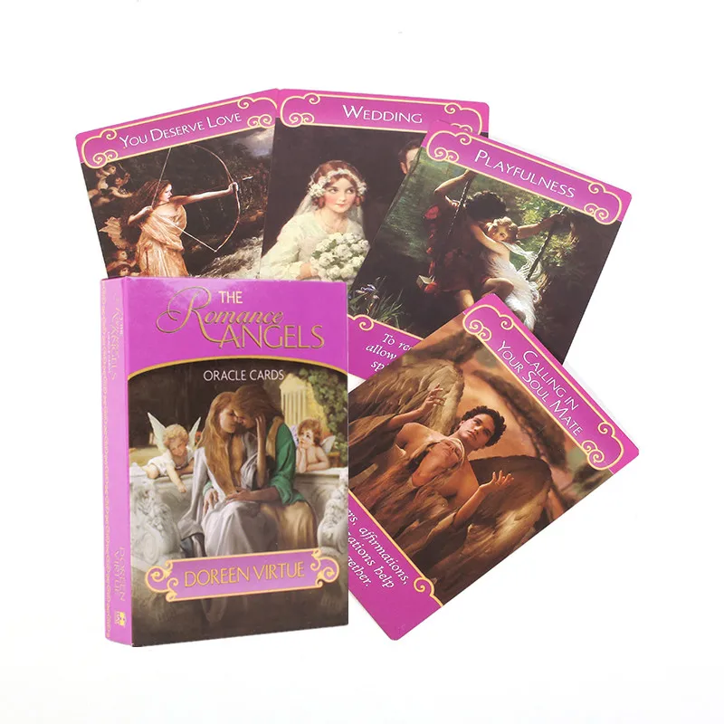 The Romance Angels Oracle Cards English Read Fate Board Game Oracle Playing Card Deck Games For Party Personal Entertainment
The Romance Angels Oracle Cards English Read Fate Board Game Oracle Playing Card Deck Games For Party Personal Entertainment