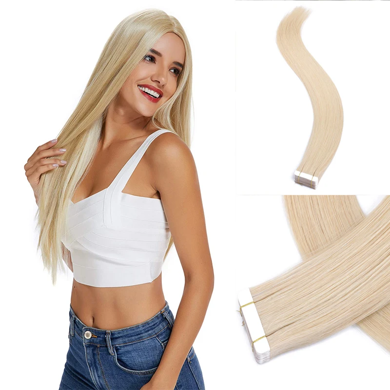 Remy 100% Human Hair Tape in 40Pcs Extensions Prebonded Tipped Platinum Ash Blonde Glue in Skin Weft Tape Skin European Women
Remy 100% Human Hair Tape in 40Pcs Extensions Prebonded Tipped Platinum Ash Blonde Glue in Skin Weft Tape Skin European Women