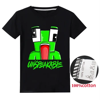 2020 UNSPEAKABLE Anime Around Clothes cotton Short sleeve Christmas Shirt Creeper Cosplay T shirt kids Boys Girls Summer tops
2020 UNSPEAKABLE Anime Around Clothes cotton Short sleeve Christmas Shirt Creeper Cosplay T shirt kids Boys Girls Summer tops