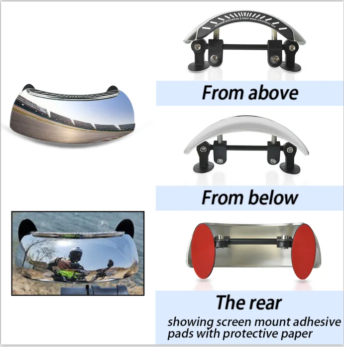For BMW R1200GS LC R1250GS F900R F850GS F800GS S1000XR G310GS Motorcycles Wide Lens Rear View 180 Degree Safety Rearview Mirrors
For BMW R1200GS LC R1250GS F900R F850GS F800GS S1000XR G310GS Motorcycles Wide Lens Rear View 180 Degree Safety Rearview Mirrors