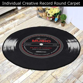 Retro Music CD Record Printed Soft Round Floor Mat Cushion Sofa Chair Cushion Side Carpet Round Living Room Decorate Rug Carpet
Retro Music CD Record Printed Soft Round Floor Mat Cushion Sofa Chair Cushion Side Carpet Round Living Room Decorate Rug Carpet