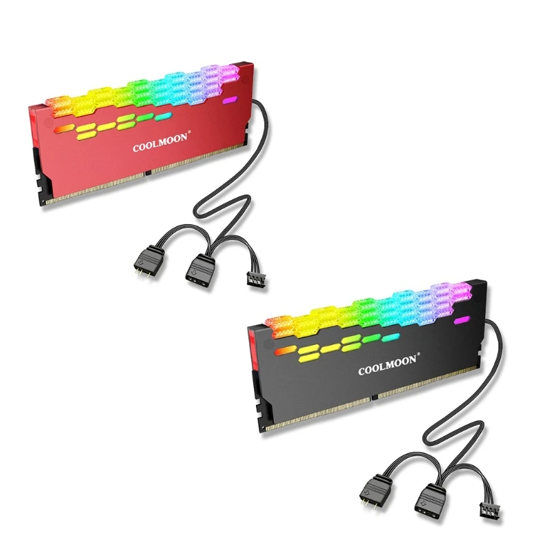 5V 3-Pin ARGB Heatsink Fast Heat Dissipation Computer Heat Spreader Cooler Desktop RGB Memory Cooling Vest
5V 3-Pin ARGB Heatsink Fast Heat Dissipation Computer Heat Spreader Cooler Desktop RGB Memory Cooling Vest