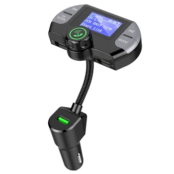 Adjustable FM Transmitter Music HD Stereo Color Display Media DAB Digital Radio Aux Car MP3 Player Handsfree Calls TF Card Slot
Adjustable FM Transmitter Music HD Stereo Color Display Media DAB Digital Radio Aux Car MP3 Player Handsfree Calls TF Card Slot