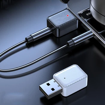Mini Bluetooth 5.0 Transmitter Receiver with 3.5mm Port Wireless Audio Adapter USB interface for Car TV PC Headphone
Mini Bluetooth 5.0 Transmitter Receiver with 3.5mm Port Wireless Audio Adapter USB interface for Car TV PC Headphone