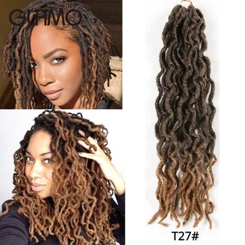 Glamo ombre curly crochet hair synthetic braiding hair extensions goddess faux locs 12 inches and 18inches soft dreads dreadlock
Glamo ombre curly crochet hair synthetic braiding hair extensions goddess faux locs 12 inches and 18inches soft dreads dreadlock