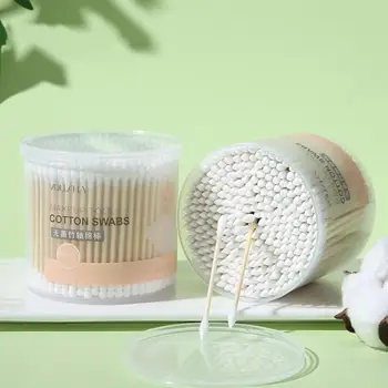 300 Pcs Double Head Disposable Cotton Buds Makeup Bamboo Cotton Swabs Eyeshaow Blending Tool For Nose Ears Cleaning Tools
300 Pcs Double Head Disposable Cotton Buds Makeup Bamboo Cotton Swabs Eyeshaow Blending Tool For Nose Ears Cleaning Tools
