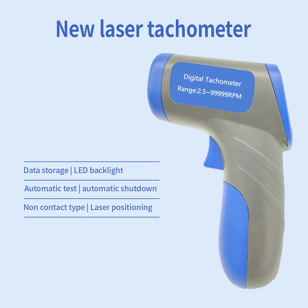 Digital Laser Tachometer 2.5-99999RPM Tach Speedometer Speed Gauge Engine RPM Meter
Digital Laser Tachometer 2.5-99999RPM Tach Speedometer Speed Gauge Engine RPM Meter