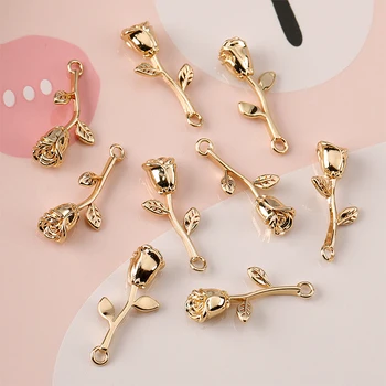 Customizable Gold Plated Copper Bag 14k Gold Rose DIY Earrings Pendant Material Hand-made Ear Rings Ear Hook Accessories
Customizable Gold Plated Copper Bag 14k Gold Rose DIY Earrings Pendant Material Hand-made Ear Rings Ear Hook Accessories