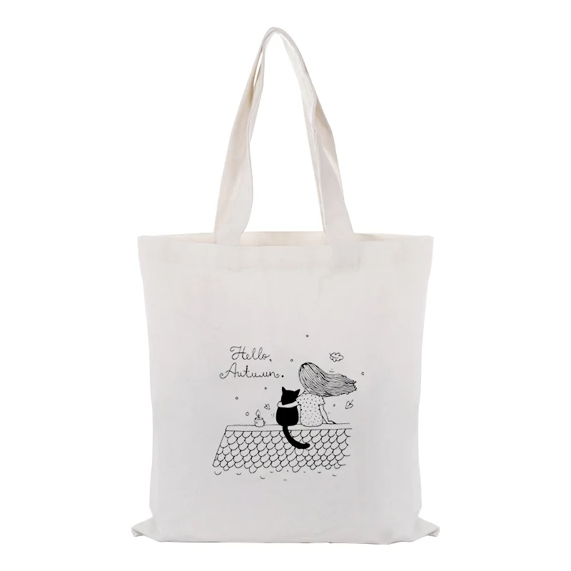 ILLUSTRATION Handbag Canvas Tote Bag Daily Use DIY Custom Print Logo Eco Ecologicas Reusable Shopper Bag Recycle
ILLUSTRATION Handbag Canvas Tote Bag Daily Use DIY Custom Print Logo Eco Ecologicas Reusable Shopper Bag Recycle