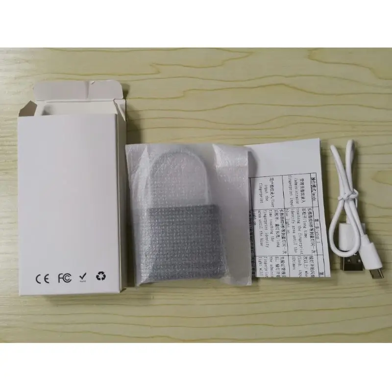 Security Keyless USB Rechargeable Door Lock Fingerprint Smart Padlock Quick Home M89B
Security Keyless USB Rechargeable Door Lock Fingerprint Smart Padlock Quick Home M89B