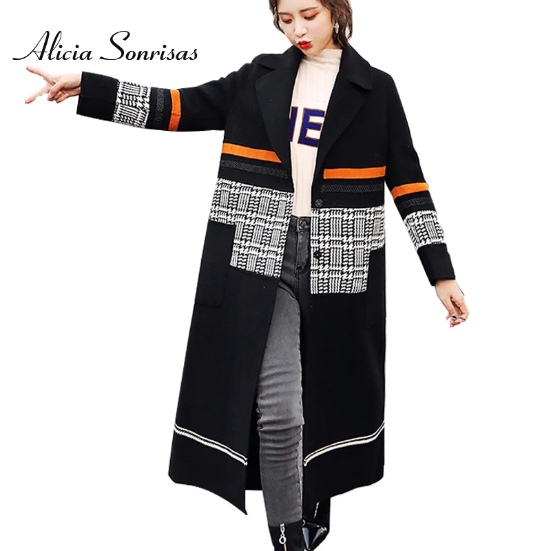 2019 Autumn Winter Woolen Blend Coat For Women Plaid Oversize Blazer Outwear Single Breasted Overcoat Plus Size Jacket Female
2019 Autumn Winter Woolen Blend Coat For Women Plaid Oversize Blazer Outwear Single Breasted Overcoat Plus Size Jacket Female