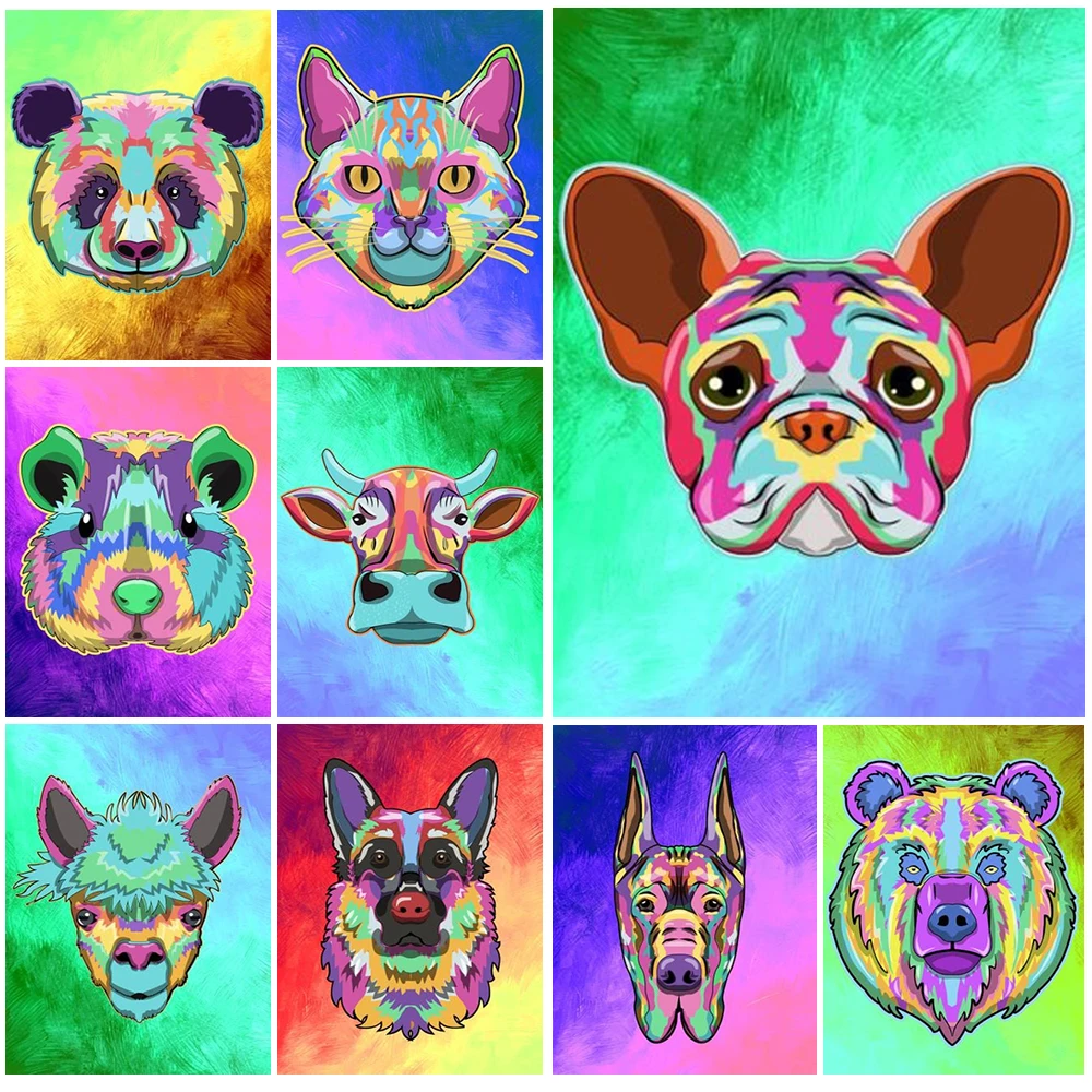 Watercolor Cartoon Animals Colorful Dog Posters Wall Pictures For Living Room Nordic Poster Wall Art Canvas Painting Unframed
Watercolor Cartoon Animals Colorful Dog Posters Wall Pictures For Living Room Nordic Poster Wall Art Canvas Painting Unframed