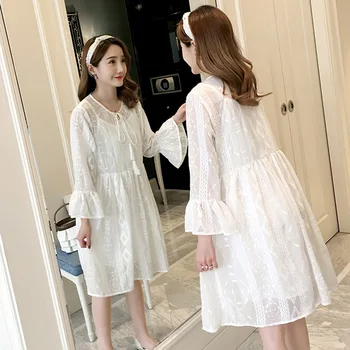Autumn New Style Pregnant Women Chiffon Jacquard Hipster Dress Large Size Dress
Autumn New Style Pregnant Women Chiffon Jacquard Hipster Dress Large Size Dress