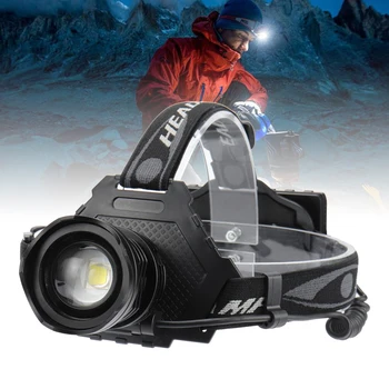 XPH 70 LED Headlamp 18650 Head Torch 5Modes Telescopic Adjustable Headlight XHP 70 Headlamp Rechargeable Headlamp
XPH 70 LED Headlamp 18650 Head Torch 5Modes Telescopic Adjustable Headlight XHP 70 Headlamp Rechargeable Headlamp