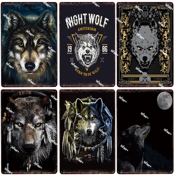 Night Wolf Metal Plate Tin Sign Plaque Metal Vintage Decor Metal Sign Metal Poster Home Bar Pub Cafe Decoration Vintage Posters
Night Wolf Metal Plate Tin Sign Plaque Metal Vintage Decor Metal Sign Metal Poster Home Bar Pub Cafe Decoration Vintage Posters