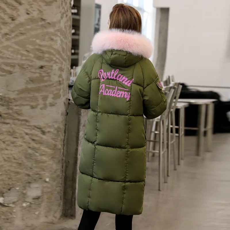 Cotton-padded Clothes Women's 2019 Autumn And Winter New Style Korean-style Extended Knee Large Fur Collar down Jacket Cotton-pa
Cotton-padded Clothes Women's 2019 Autumn And Winter New Style Korean-style Extended Knee Large Fur Collar down Jacket Cotton-pa