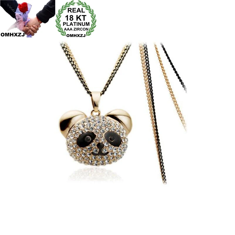 OMH wholesale Panda long necklace Women's cute sweater necklace HA08
OMH wholesale Panda long necklace Women's cute sweater necklace HA08