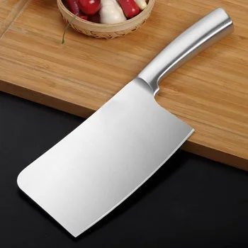Liang Da 4CR13 Stainless Steel Cleaver Knife Bend Handle Non-slip Sharp Blade Chopping Knife Turkey Bone Steak Fish Kitchen Tool
Liang Da 4CR13 Stainless Steel Cleaver Knife Bend Handle Non-slip Sharp Blade Chopping Knife Turkey Bone Steak Fish Kitchen Tool