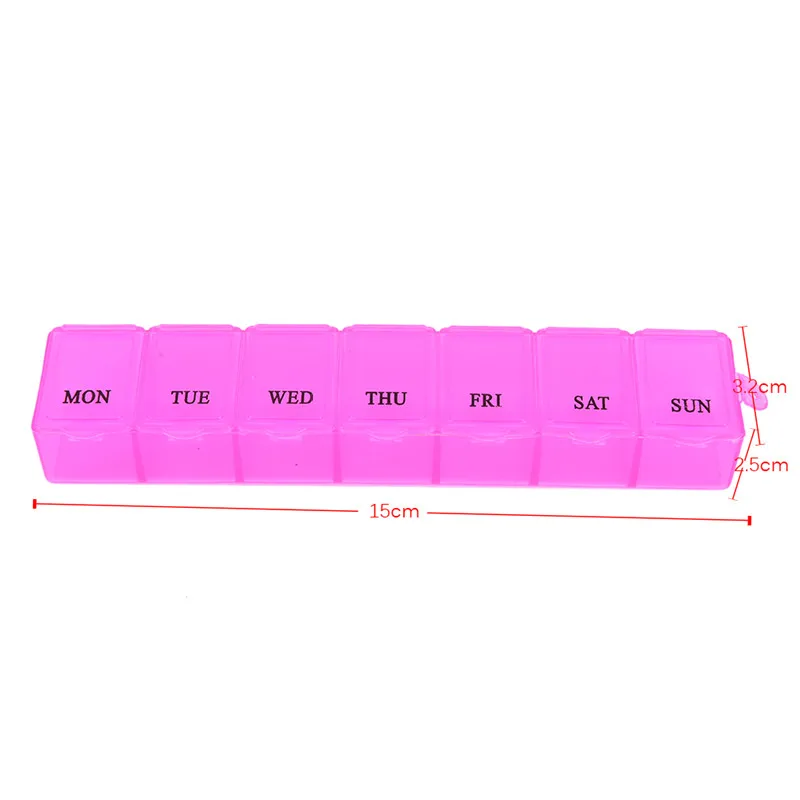 1pc 7 Days One Week Weekly Pills Medicine Box Case Storage Organizer Holder
1pc 7 Days One Week Weekly Pills Medicine Box Case Storage Organizer Holder