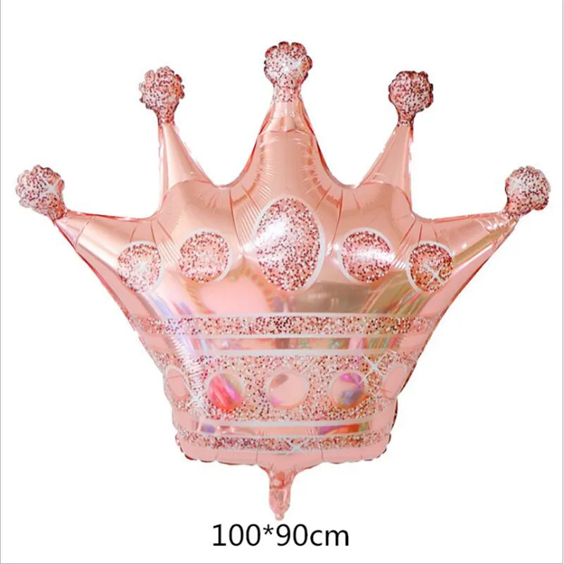 One Large 39 Inch Princess Rose Gold Crown Baby Shower Birthday Party Decoration Aluminum Film Balloon
One Large 39 Inch Princess Rose Gold Crown Baby Shower Birthday Party Decoration Aluminum Film Balloon