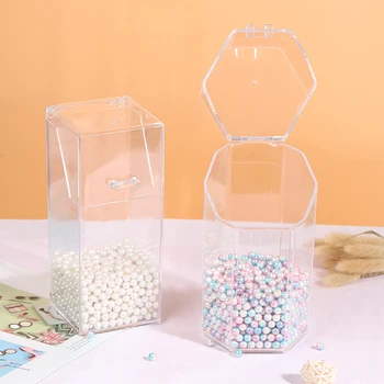 1pc Makeup Brush Holder Transparent Acrylic Organizer with Dustproof Cover and Pearl Storage Boxes Home Organizer
1pc Makeup Brush Holder Transparent Acrylic Organizer with Dustproof Cover and Pearl Storage Boxes Home Organizer