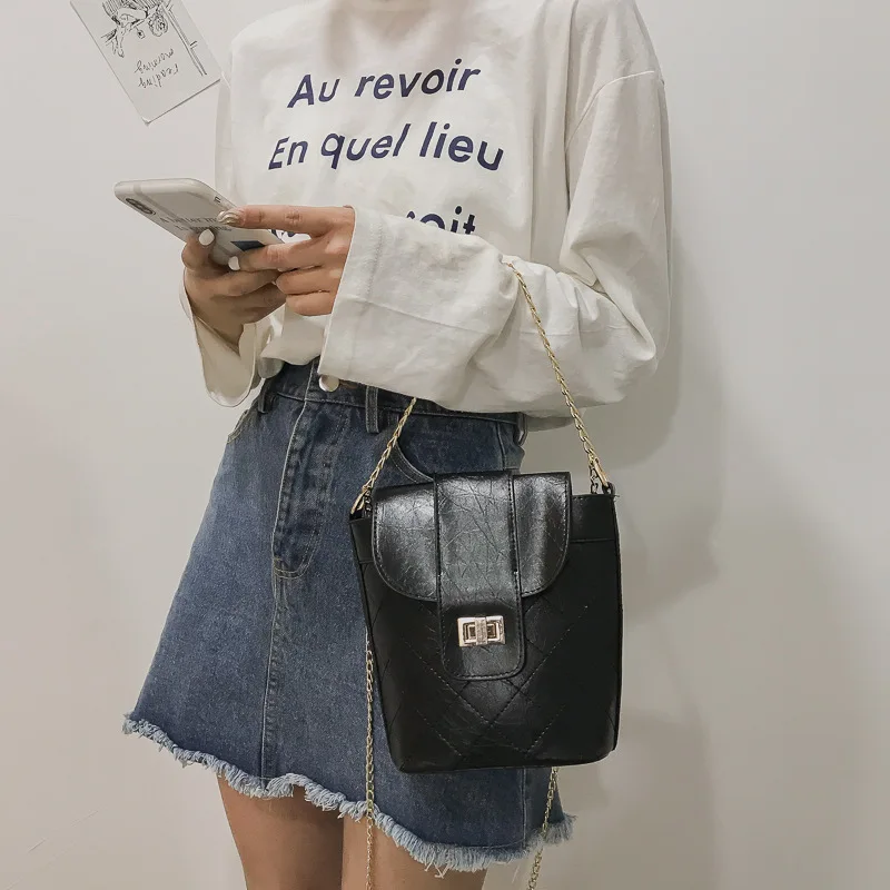 2019 New Style Korean-style High Grade Sense France Non-mainstream Fashion Rhombus Bucket Bag Shoulder Diagonal Hand Bag with Ch
2019 New Style Korean-style High Grade Sense France Non-mainstream Fashion Rhombus Bucket Bag Shoulder Diagonal Hand Bag with Ch