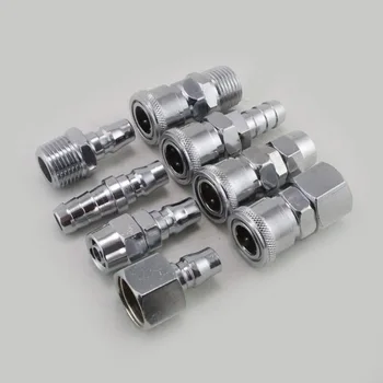 8pcs 1/2" Pneumatic Air Compressor Hose Accessory Tools Quick Coupler Plug Socket Connector Set Zinc Alloy Hardware Accessories
8pcs 1/2" Pneumatic Air Compressor Hose Accessory Tools Quick Coupler Plug Socket Connector Set Zinc Alloy Hardware Accessories