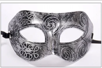 2019 Samurai Mask Roman Style Men Half Face Flat Head Carved Venetian Masks Masquerade Carnival Dance Prom Masque Halloween Mask
2019 Samurai Mask Roman Style Men Half Face Flat Head Carved Venetian Masks Masquerade Carnival Dance Prom Masque Halloween Mask