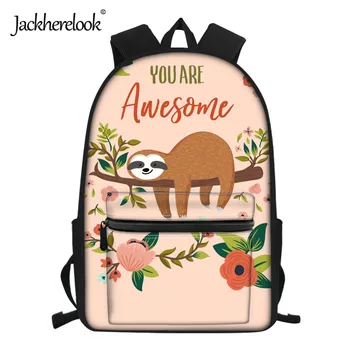 Jackherelook Teenagers Childrens Cute School Backpack Cartoon Cute Sloth Design Backpack for Woman's Fashion Casual Shoulder Bag
Jackherelook Teenagers Childrens Cute School Backpack Cartoon Cute Sloth Design Backpack for Woman's Fashion Casual Shoulder Bag