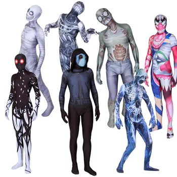 New Halloween Ghost Skull Clown Mummy Cosplay Costume Horrible Zentai Bodysuit Suit Jumpsuits
New Halloween Ghost Skull Clown Mummy Cosplay Costume Horrible Zentai Bodysuit Suit Jumpsuits