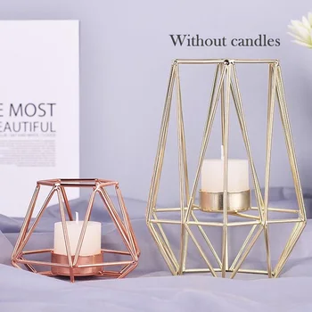 Geometric candlestick ornaments rose gold Nordic style forging stand home decorations metal crafts desktop Christmas home decora
Geometric candlestick ornaments rose gold Nordic style forging stand home decorations metal crafts desktop Christmas home decora