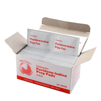 100 pcs Portable Prep Pads Disposable Cleaning Swabs Tissue Pads Cleanser Wipes for First Aid Emergency
100 pcs Portable Prep Pads Disposable Cleaning Swabs Tissue Pads Cleanser Wipes for First Aid Emergency