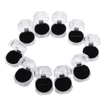 10pcs Clear Acrylic Crystal Ring Earrings Display Boxes Storage Case Organizer Package Transparent Jewelry Box
10pcs Clear Acrylic Crystal Ring Earrings Display Boxes Storage Case Organizer Package Transparent Jewelry Box