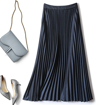 Spring Autumn New Fashion Women's High Waist Chiffon Pleated Solid Color Half Length Elastic Simple Skirt Lady Black Pink Women
Spring Autumn New Fashion Women's High Waist Chiffon Pleated Solid Color Half Length Elastic Simple Skirt Lady Black Pink Women