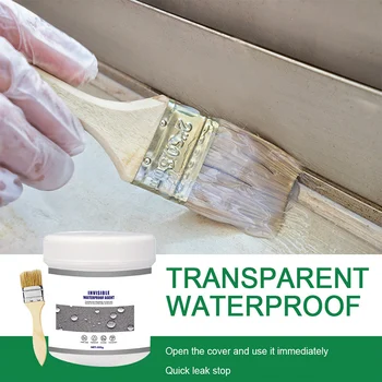 Transparent Waterproof Tile Trapping Repair Glue with a Brush Weather Resistance Mighty Sealant Paste Home Supplies MYDI 
Transparent Waterproof Tile Trapping Repair Glue with a Brush Weather Resistance Mighty Sealant Paste Home Supplies MYDI