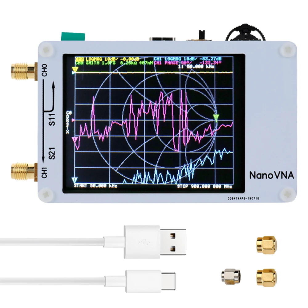 KKmoon Portable Handheld Vector Network Analyzer 50KHz-900MHz Digital Shortwave MF HF VHF UHF Antenna Analyzer Standing Wave
KKmoon Portable Handheld Vector Network Analyzer 50KHz-900MHz Digital Shortwave MF HF VHF UHF Antenna Analyzer Standing Wave