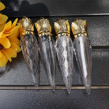 5ML 2pcs Carrot Shaped Lipgloss Tube,Cosmetic Wand Mascara Tube with Gold Lid,Plastic Gold Crown Clear Liquid Lipstick Bottle
5ML 2pcs Carrot Shaped Lipgloss Tube,Cosmetic Wand Mascara Tube with Gold Lid,Plastic Gold Crown Clear Liquid Lipstick Bottle