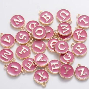 26 Pcs/set Letter Loose Beads DIY Handmade Double-sided English Alphabet Bracelet Pendant Accessories Alloy Loose Beads Set 
26 Pcs/set Letter Loose Beads DIY Handmade Double-sided English Alphabet Bracelet Pendant Accessories Alloy Loose Beads Set