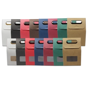 180pcs/lot Kraft Paper Gift Packaging Box with Plastic Window Handle Paperboard Carton Sweets Wedding Multi Colors Wholesale
180pcs/lot Kraft Paper Gift Packaging Box with Plastic Window Handle Paperboard Carton Sweets Wedding Multi Colors Wholesale