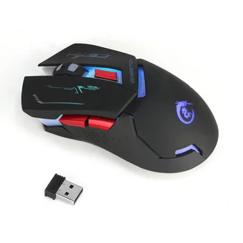 2.4GHz Wireless Ggaming Mouse With 6 Buttons 3 Levels For Adjustable 2400 DPI and 7 Colors Breathing Lights Gaming computer
2.4GHz Wireless Ggaming Mouse With 6 Buttons 3 Levels For Adjustable 2400 DPI and 7 Colors Breathing Lights Gaming computer