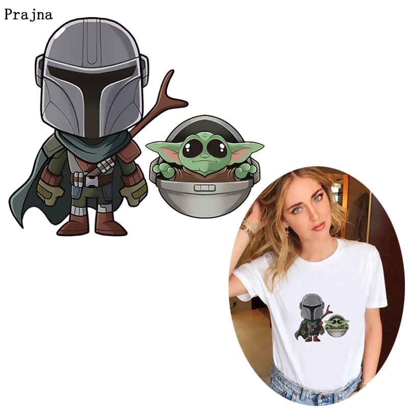 Prajna Baby Yoda Patch Iron On Transfers Vinyl Heat Transfer Star Wars Ironing Thermal Stickers On Kids T-shirt Hoodies Applique
Prajna Baby Yoda Patch Iron On Transfers Vinyl Heat Transfer Star Wars Ironing Thermal Stickers On Kids T-shirt Hoodies Applique