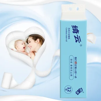 12 Rolls Household Wood Pulp Toilet Paper Home Restaurant Bathroom Washroom Toilet Paper Tissue Napkin
12 Rolls Household Wood Pulp Toilet Paper Home Restaurant Bathroom Washroom Toilet Paper Tissue Napkin