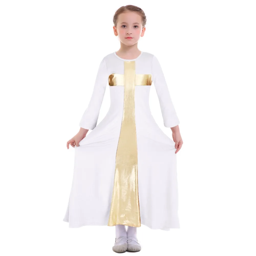 Praise Dress Girl Ballet Dress Metallic Cross Dress Long Liturgical Dance Dress Praisewear Praise Dance Dress Ballet Dance Dress
Praise Dress Girl Ballet Dress Metallic Cross Dress Long Liturgical Dance Dress Praisewear Praise Dance Dress Ballet Dance Dress