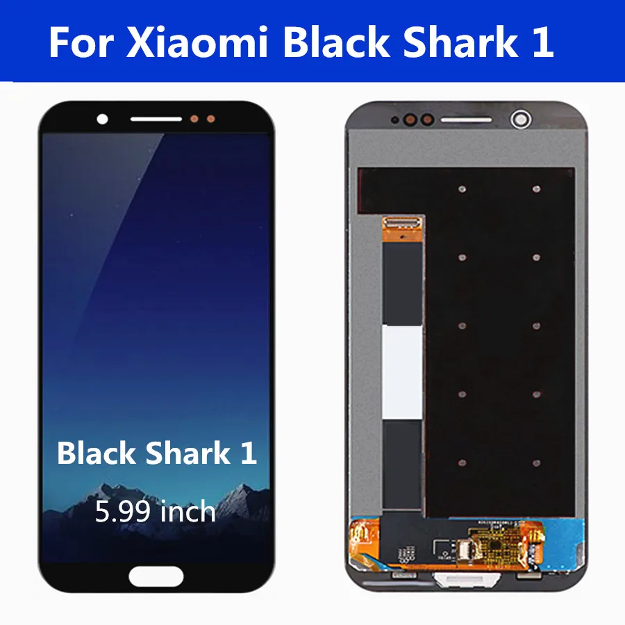 5.99" For Xiaomi Black Shark 1 LCD Screen Display Touch Panel Glass Digitizer Full Assembly Replacement For BlackShark 1 Display
5.99" For Xiaomi Black Shark 1 LCD Screen Display Touch Panel Glass Digitizer Full Assembly Replacement For BlackShark 1 Display
