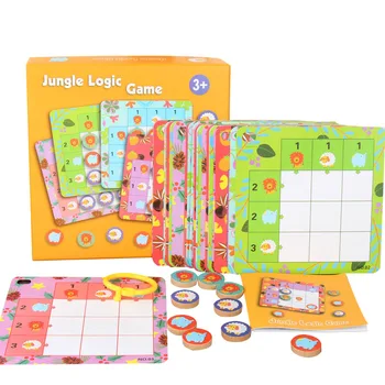 Sudoku Game Wooden Toys Cartoon Animal Logic Educational Toys Kids High Quality Parent-child Interactive Games
Sudoku Game Wooden Toys Cartoon Animal Logic Educational Toys Kids High Quality Parent-child Interactive Games
